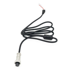 カスタム2ピン航空プラグ接続ケーブルSRストレインリリーフ成形防水GX16ケーブルPVCナイロン絶縁エレクトロニクス用 - Product Image 1