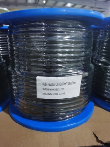 <span class=keywords><strong>EN50618</strong></span> e IEC 62930 Cable solar XLPO CPR AD8 Certificado 4mm 6mm 10mm y así sucesivamente - Product Image 5