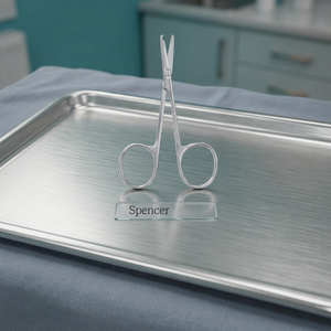 Tijeras de Spencer Reutilizables de Acero Inoxidable con Punta en Forma de Gancho Pequeño para Uso Médico en Clínicas y Hospitales, Precios al por Mayor - Product Image 3