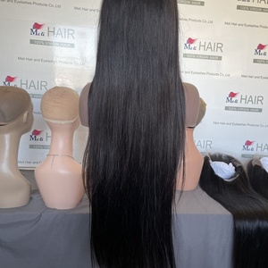 Perruque Lace Front en Cheveux Humains Brésiliens Remy, Pré-Pluckée, Ligne de Cheveux Naturelle, Densité 200%, Sans Colle, Cheveux de Bébé, Longue Longueur, Vente en Gros - Product Image 4