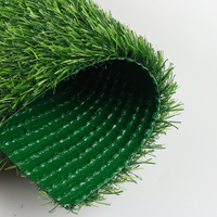 Gazon synthétique en verre pour salle de sport, sol intérieur, piste sportive, gazon artificiel vert et blanc de 20 mm