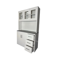 Armario de Cocina de Acero Multifuncional Moderno para Oficina, Precio de Fábrica, Personalización de Tamaño y Color