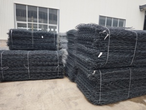 <span class=keywords><strong>Gabion</strong></span> soudé galvanisé haute performance, maille hexagonale torsadée 80x100mm, prix usine, certifié ISO, pour aménagement paysager et protection contre les inondations - Product Image 4