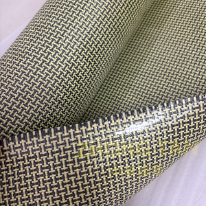 Yellow Kevlar Carbon Fiber <b>Fabric</b> for good quality 200gsm <b>aramid</b> ski surfboard hot-selling new products - Product Image 1