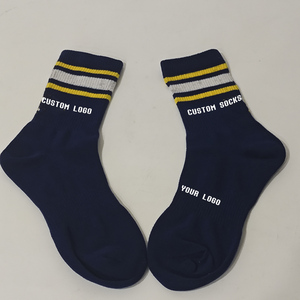 Jindi Hot Bán nhà máy trực tiếp tùy chỉnh-logo Vớ thiết kế chạy bán buôn tùy chỉnh thời trang Crew Vớ thể thao - Product Image 3