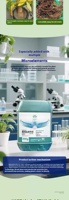 Engrais concentré de protéines de poisson hydrolysées enzymatiquement, soluble dans l'eau, pour application foliaire agricole, brun