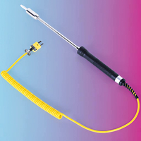 Custom Surface Thermocouple Accurate Stainless Steel Durable Handheld Temperature Sensor Sharp Tip Probe Various Specifications