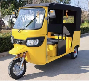 Nuovo Triciclo <span class=keywords><strong>a</strong></span> Benzina Motorizzato 2025 con Carrozzeria Aperta, Veicolo <span class=keywords><strong>a</strong></span> <span class=keywords><strong>3</strong></span> <span class=keywords><strong>Ruote</strong></span> Tipo Tuk-Tuk ad Alta Sicurezza per 6 Passeggeri - Product Image 1