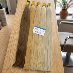 Cabello humano a granel de colores para trenzas, extensiones de cabello vietnamita premium, textura suave y natural, listo para enviar. - Product Image 4