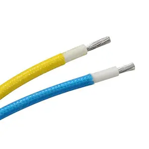 Cable resistente al calor Mica Cable de alta temperatura para fibra de vidrio electromagnética trenzado Cable eléctrico de calor