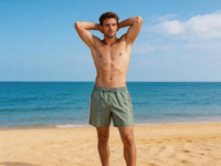 Shorts de sport de plage pour hommes personnalisés, tissu peigné, impression numérique, imperméables, séchage rapide, service OEM, haute qualité