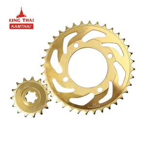KAMTHAI Motorcycle Chain And Sprocket Set Parts JUPITER Motorcycle Chain And Sprocket Kits For Pakistan