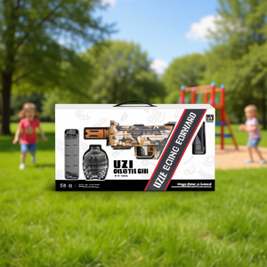 Pistola de Agua Eléctrica Uzi 250-300fps, Juguete de Plástico para Niños y Niñas de 8 a 13 Años, Empaque en Caja con Ventana - Product Image 2