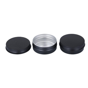 Pots cosmétiques et contenants à bonbons en aluminium métallique de 1oz, 2oz, 4oz, 30g, 60g, 120g, vides, personnalisables en couleur, avec bouchon à vis et logo - Product Image 2