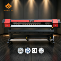Impresora Eco Solvente NEWIN A1 de 3.2m con 2 Cabezales de Impresión XP600, Máquina de Impresión Automática de Alta Velocidad para Pancartas, Vinilos y Adhesivos