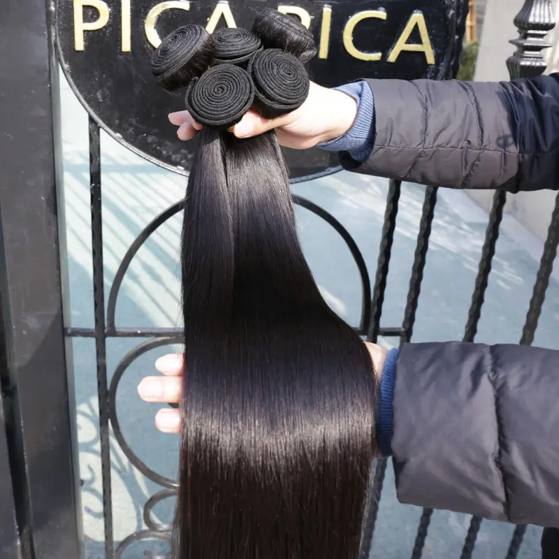 Good Quality Straight Virgin Bundle 100% Human Cuticle Vendor Peruvian Supplier Remy Virgin Cuticle Aligned Brazilian Hair
