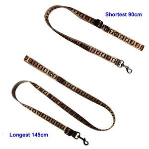 Arnés y Correa de Cuero Ajustable de Alta Gama para Mascotas, Elegante y de Marca, Juego de Arnés de Lujo para Perros y Gatos - Product Image 3