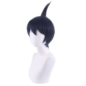 Peluca <span class=keywords><strong>de</strong></span> Cosplay Ainizi <span class=keywords><strong>de</strong></span> 30 cm, Color Azul-Negro, Personaje <span class=keywords><strong>de</strong></span> Hayakawa <span class=keywords><strong>Aki</strong></span>, para Hombre, <span class=keywords><strong>de</strong></span> <span class=keywords><strong>Chainsaw</strong></span> Man - Product Image 3