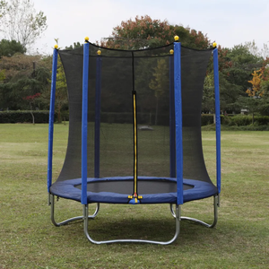 <span class=keywords><strong>Trampoline</strong></span> de fitness en acier durable de qualité commerciale, 6 pieds x 8 pieds, unisexe, pour enfants et adultes, pour la maison et l'<span class=keywords><strong>extérieur</strong></span>, avec filet de sécurité, vente chaude - Product Image 3