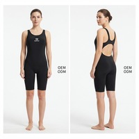Maillot de bain une pièce de compétition pour fille, OEM/ODM, haut de gamme, séchage rapide, ajusté, amincissant, dos nu, pour la course et l'entraînement en piscine