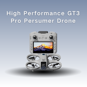 Экономичный дрон для начинающих GT3 PRO с 6-осевой стабилизацией, бесщеточными моторами, двойной камерой, управлением через приложение, 2.4ГГц, пластиковый корпус - Product Image 1