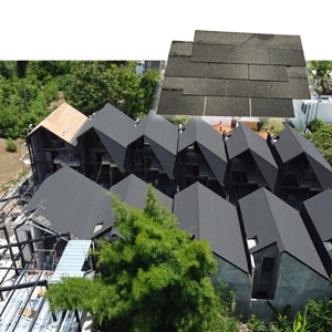 Tuiles de toit solaires architecturales de luxe à faible coût, en <span class=keywords><strong>bitume</strong></span> noir et gris, durée de vie de 30 ans, tuiles de toit photovoltaïques en <span class=keywords><strong>bitume</strong></span> - Product Image 4