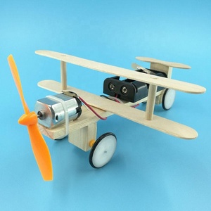 Kit de modèle électrique à monter soi-même, avion/<span class=keywords><strong>biplan</strong></span>/modèle de voiture, jouet éducatif pour l'apprentissage précoce - Product Image 4