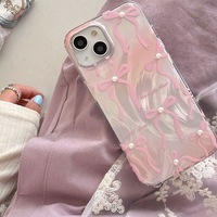 Coque de téléphone mignonne et esthétique avec nœud pour filles et femmes, compatible avec les modèles 17promax, 16, 15, 14, 13, 12, 11 - Vente en gros