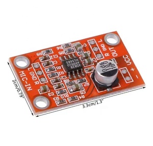 Großhandel Günstigster Preis AD828 Stereo Dynamisches Mikrofon Vorverstärker-Board MIC Preamp Modul DC 3,8V-15V AD828 Mini PCB Modul - Product Image 1