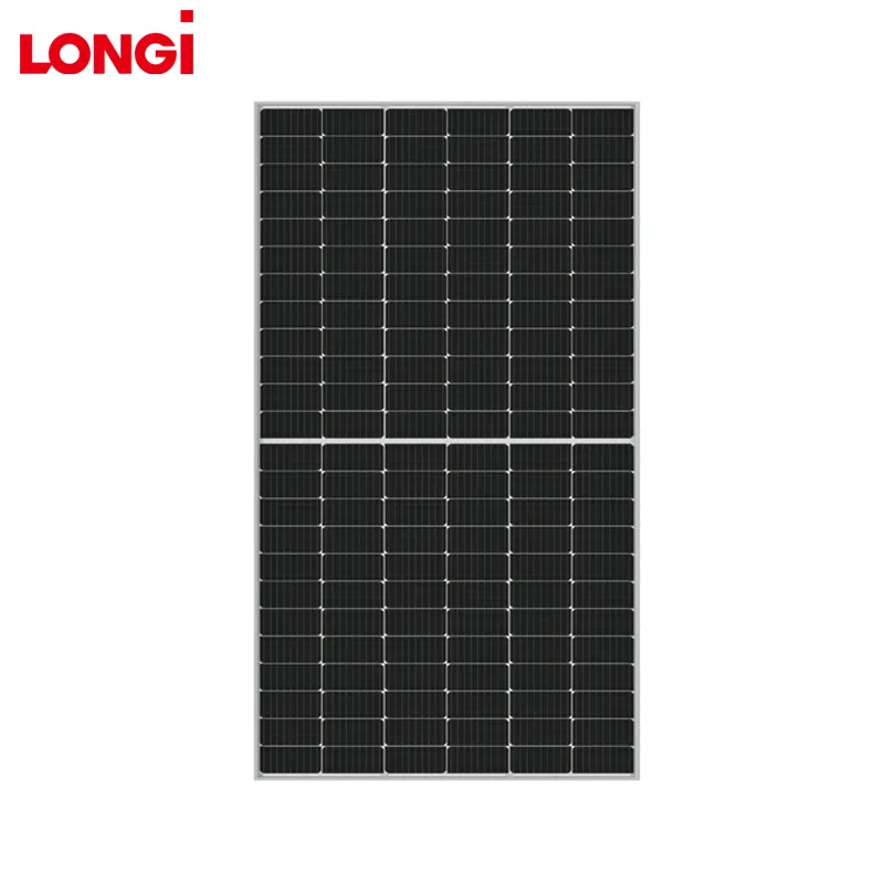 Longi Factory High Efficiency Mono Pv Panel 182mm Half Cut 540w 550w 555w Solar Power Panel For Home Use