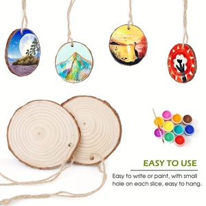 Rodajas <span class=keywords><strong>de</strong></span> <span class=keywords><strong>Madera</strong></span> Natural sin Acabado <span class=keywords><strong>para</strong></span> <span class=keywords><strong>Manualidades</strong></span>, Decoración <span class=keywords><strong>de</strong></span> <span class=keywords><strong>Madera</strong></span>, Letreros, Círculos <span class=keywords><strong>de</strong></span> Corteza <span class=keywords><strong>de</strong></span> Árbol <span class=keywords><strong>para</strong></span> <span class=keywords><strong>Navidad</strong></span> - Product Image 2