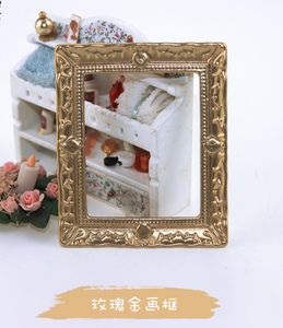 1/6 1/12 Nhà búp bê mô phỏng thu nhỏ hình ảnh nhỏ Khung Mô hình trang trí nội thất - Product Image 6