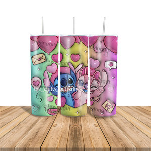 Botella <span class=keywords><strong>de</strong></span> agua impresa digital 3D personalizada barata taza <span class=keywords><strong>de</strong></span> diseño <span class=keywords><strong>de</strong></span> puntada agradable vaso <span class=keywords><strong>de</strong></span> sublimación <span class=keywords><strong>de</strong></span> 20oz con pajita y tapa - Product Image 4