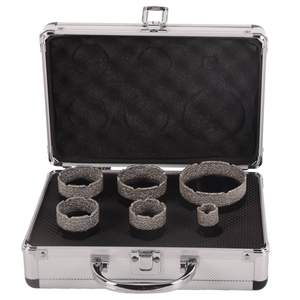 Juego de brocas de diamante de 20-68 mm, kit de sierra perforadora con soldadura al vacío para azulejos, vidrio, piedra, sierra perforadora de diamante profesional - Product Image 2