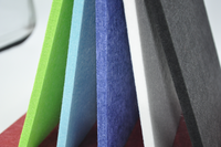 Panneaux acoustiques de plafond en feutre PET 100% polyester recyclé, panneaux acoustiques en polyester absorbant le son