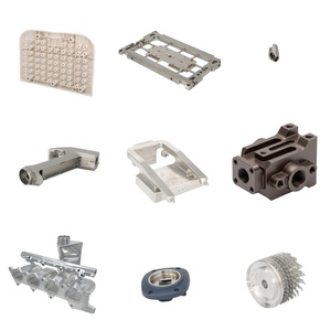 Pièces en aluminium et acier inoxydable usinées CNC OEM avec composants de plaque de montage par électroérosion à fil et brochage - Product Image 1