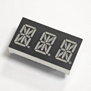 सफेद 0.54 इंच 3 अंकों का 14-सेगमेंट अल्फ़ान्यूमेरिक - Product Image 5