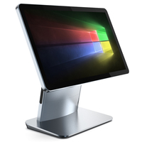 Caisse enregistreuse de point de vente 15.6 "en alliage d'aluminium Offre Spéciale système tactile de point de vente de supermarché Caisse enregistreuse de restaurant intelligente