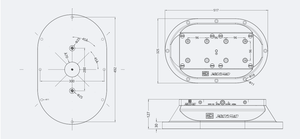 CNC XinDianD96 Double Station Tour Pile, <span class=keywords><strong>Hauteur</strong></span> 60 mm D96 Rapide Point Plaque Machine Outil Mandrin Manuel - Product Image 3