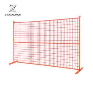 Düşük bakım kanada Modern tarzı geçici çit bariyer inşaat için çelik galvanizli çerçeve ile montajı kolay - Product Image 4