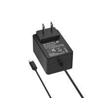 Fuente de Alimentación USB-C PD de 27W para Raspberry Pi 5, 5V 5A, Adaptador Enchufable con Enchufe Estadounidense, Material ABS
