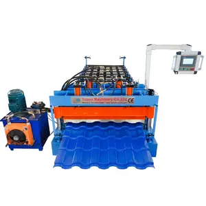 Automatic Roof Panel Color Steel Glazed Tile Panel Roll Forming Machine Supplier