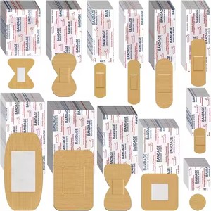 Bandages de variété de tailles assorties <span class=keywords><strong>Bandage</strong></span> du bout des doigts Bandages adhésifs respirants et imperméables personnalisés pour les premiers soins et les soins des plaies - Product Image 1