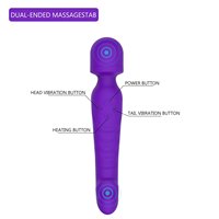 Beheizbarer G-Punkt-Vibrator mit 7 Vibrationsmustern, Wasserdichter Wiederaufladbarer Klitoris-Stimulator mit 7 Vibrationseinstellungen