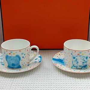 European Style High-End Bone China Cup Kit Animal Pattern Afternoon Tea Plate and Coffee Cup <b>Set</b> - Product Image 6