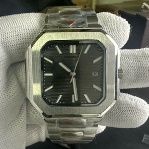 Montre mécanique pour homme tendance, boîtier carré, nouvelle collection, design de luxe, idéale pour les affaires - Product Image 2