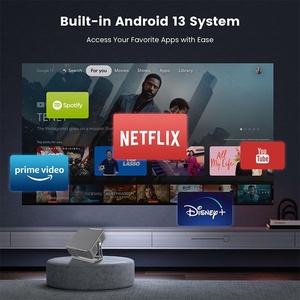 Paihao <span class=keywords><strong>T7</strong></span> Allwinner h713 Android 13 máy chiếu, 2GB + 16GB, 1080P Độ phân giải gốc với tự động sửa Keystone và zoom - Product Image 3