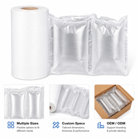 Rouleau de film gonflable en PE pour l'emballage de cartons avec protection amortissante, gain de place