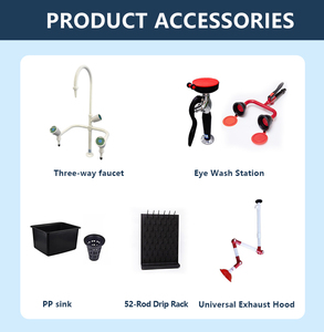 Mesa de Laboratorio de Química Específica para Investigación, Mobiliario de Laboratorio Ignífugo para la Industria Química - Product Image 6