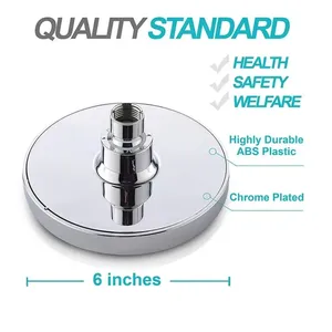 Pommeau <span class=keywords><strong>de</strong></span> <span class=keywords><strong>douche</strong></span> <span class=keywords><strong>de</strong></span> pluie monté au <span class=keywords><strong>plafond</strong></span> supérieur <span class=keywords><strong>de</strong></span> <span class=keywords><strong>douche</strong></span> <span class=keywords><strong>de</strong></span> tête d'ABS <span class=keywords><strong>de</strong></span> 6 pouces - Product Image 5